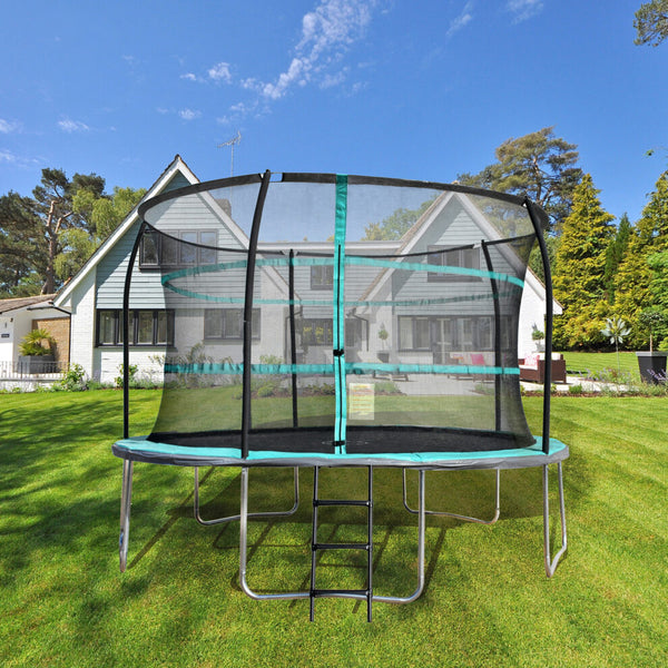 12FT Euroactive Trampoline With Enclosure, Ladder and Anchor Kit