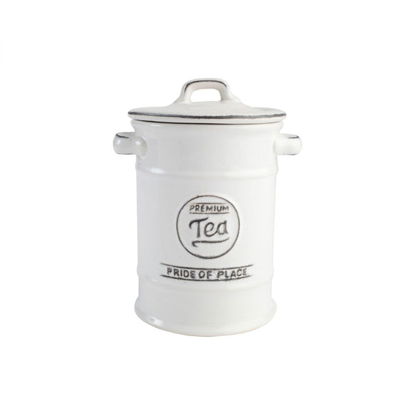 Pride Of Place Tea Jar White