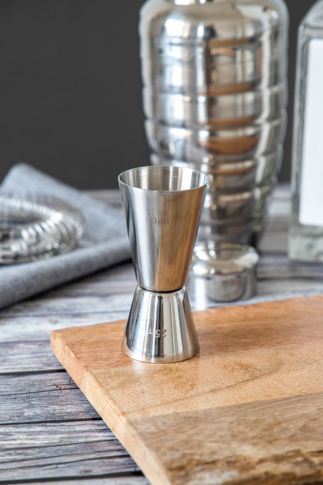 BarCraft Stainless Steel Dual Spirit Measure Cup