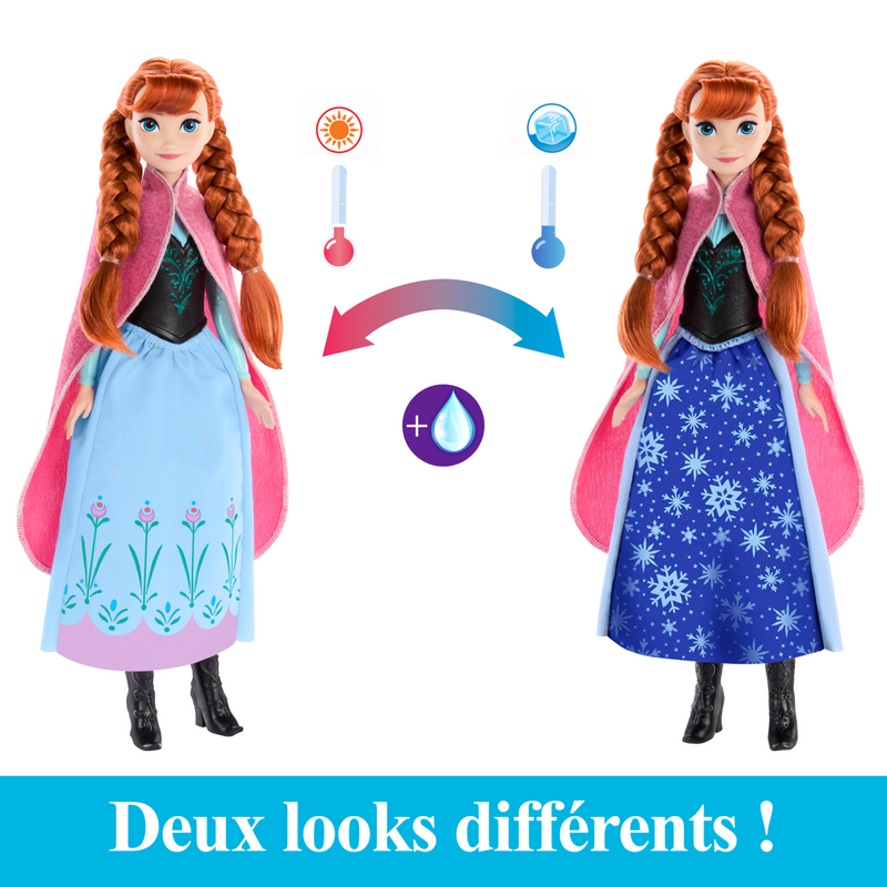 Disney Frozen - Anna and her Magic Dress - Doll - Ages 3 and up