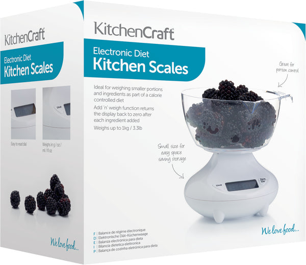 KitchenCraft Electronic Diet Kitchen Scales