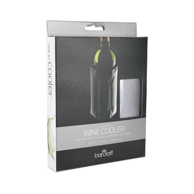 Wrap Around Silver Wine Cooler