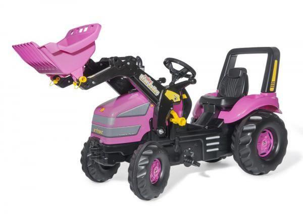 ROLLY PINK XTRAC TRACTOR AND LOADER