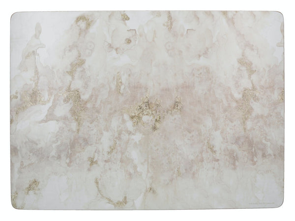 Grey Marble Pack Of 4 Large Premium Placemats