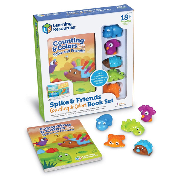 Spike And Friends Counting & Colours Book Set