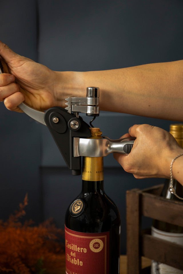 Deluxe Lever-Arm Corkscrew Gift Set