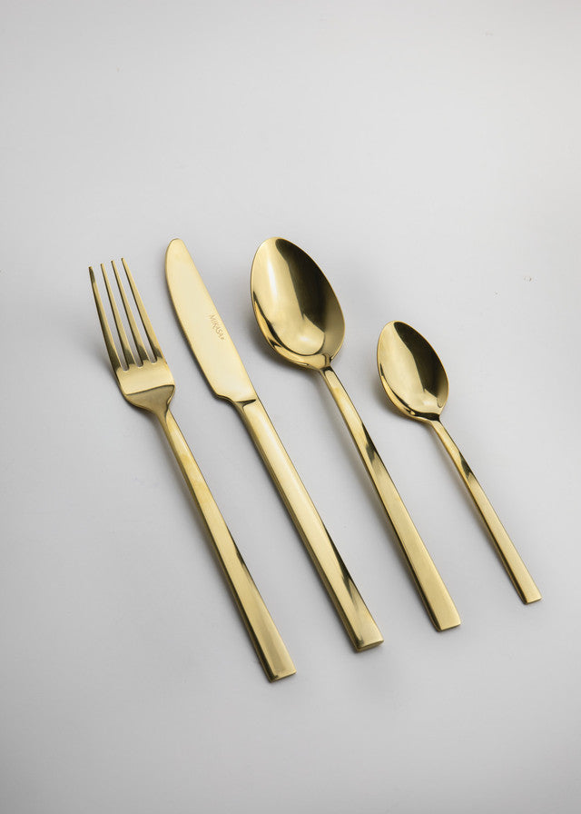 Mikasa Ciara Diseno 16 Piece Cutlery Set - Gold