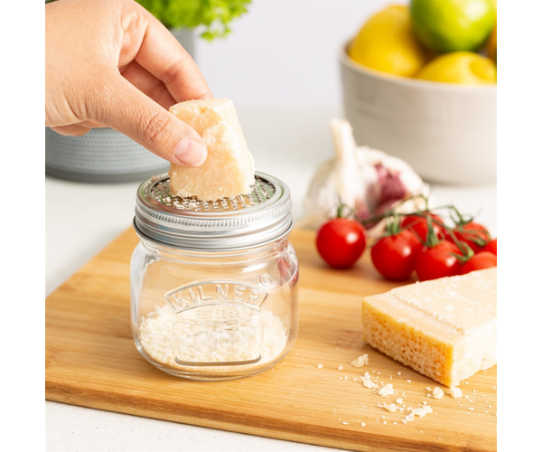 Storage Jar & Fine Grater Lid 0.25 Litre