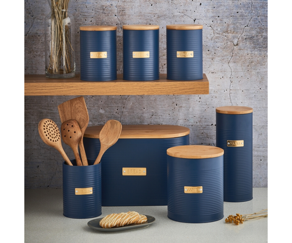 Otto Navy Bread Bin