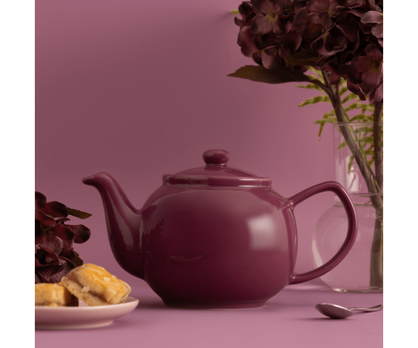 Magenta 6cup Teapot