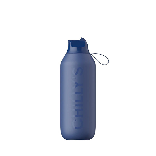 Chillys Series 2 Flip Bottle 500ML Whale Blue