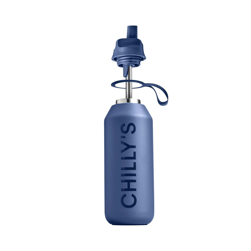 Chillys Series 2 Flip Bottle 500ML Whale Blue