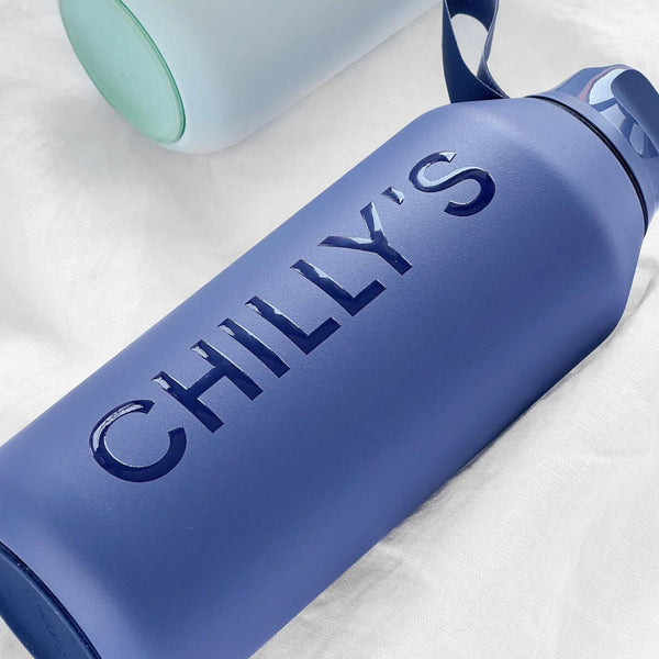 Chillys Series 2 Flip Bottle 500ML Whale Blue