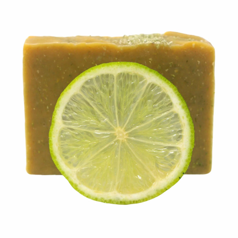 Lime & Spirulina Soap