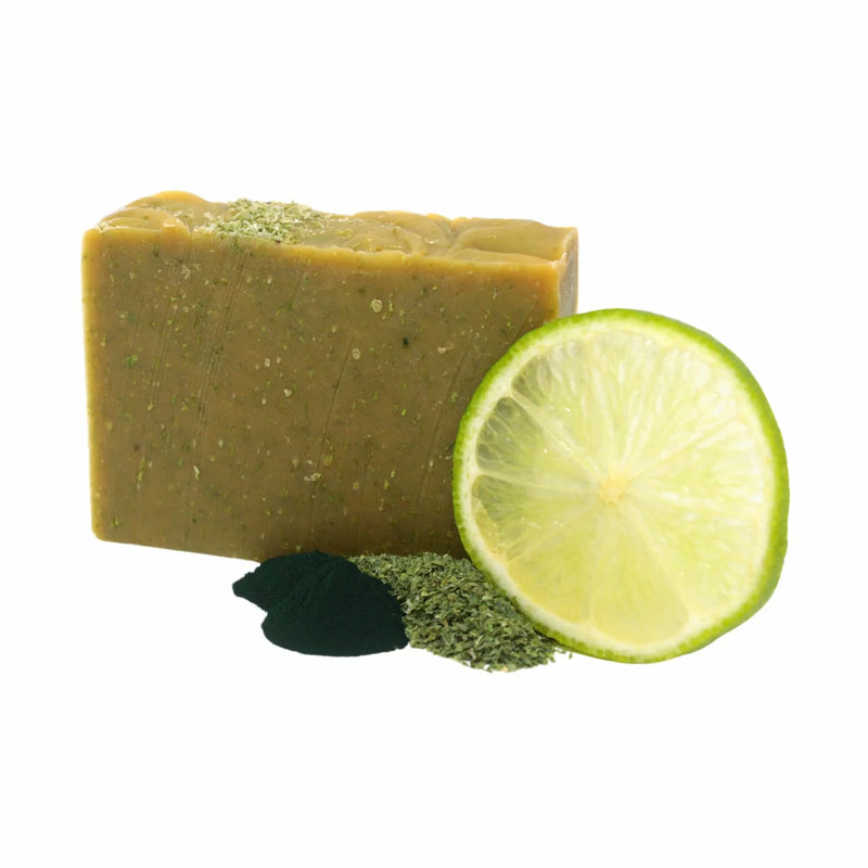 Lime & Spirulina Soap