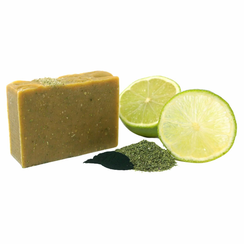 Lime & Spirulina Soap