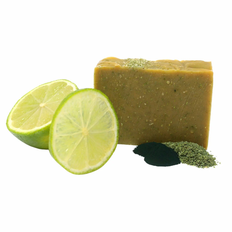 Lime & Spirulina Soap