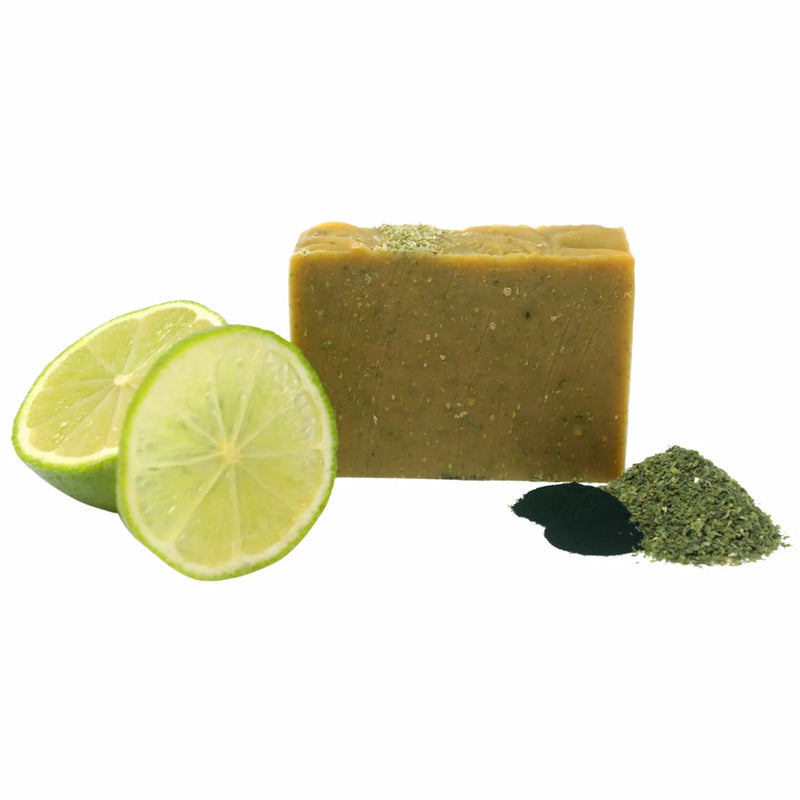 Lime & Spirulina Soap