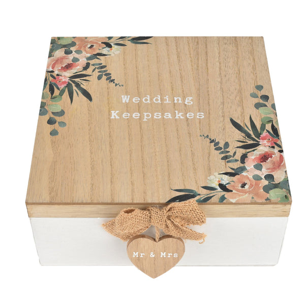 LOVE STORY KEEPSAKE BOX "WEDDING KEEPSAKES"