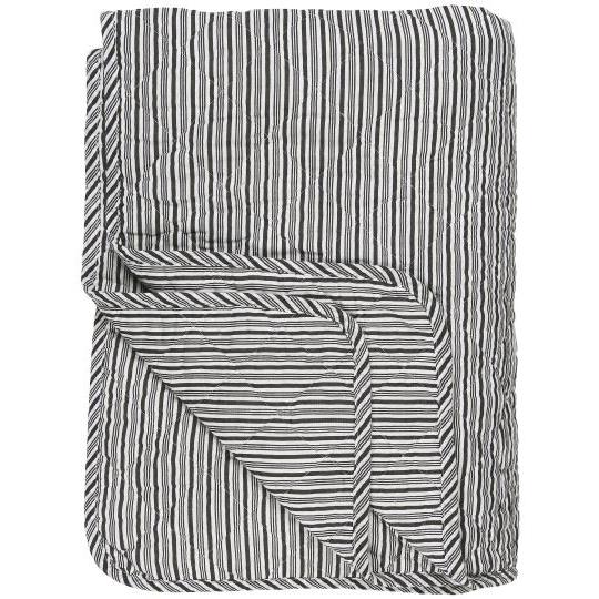 Quilt white and black stripes