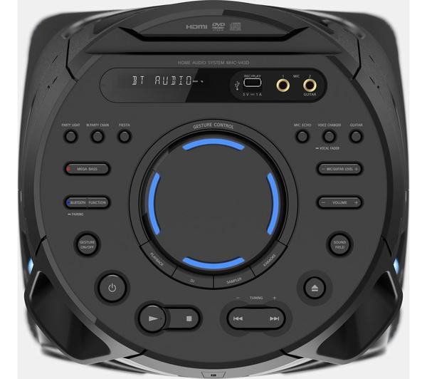 SONY MHC-V43D Bluetooth Megasound Party Speaker - Black