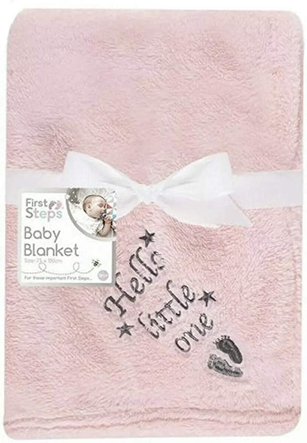 Baby Boy Girl Soft Fleece Blanket Newborn for Pram Car Crib Moses Basket etc