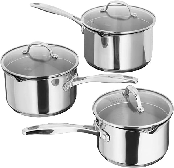 Stellar 7000 S7A1D Set of 3 Stainless Steel Draining Pans