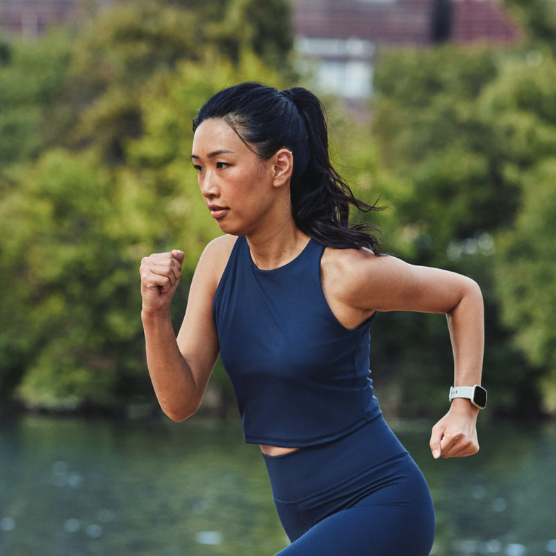 Fitbit Sense 2 Health & Fitness Smart Watch - Blue Mist & Soft Gold