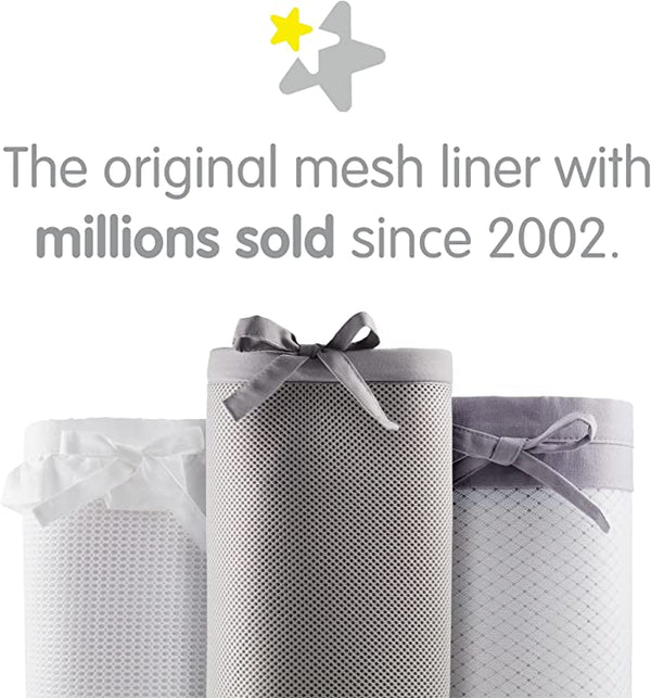 BreathableBaby Breathable Mesh Cot Liner 4 sides wrap