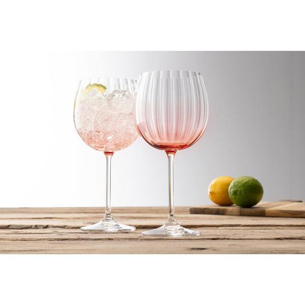 Galway Erne Gin & Tonic Glass Pair - Blush