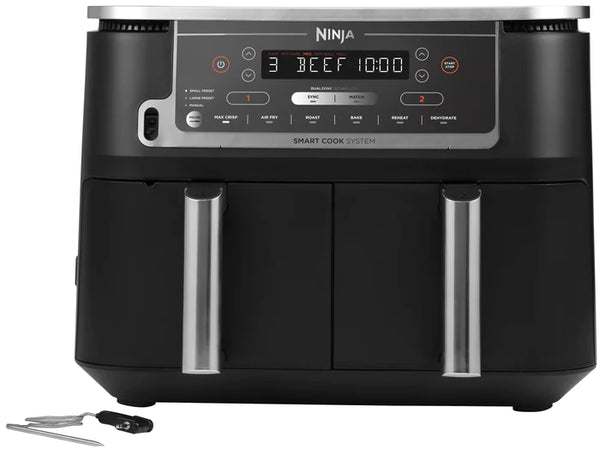 Ninja Foodi MAX AF451UK 9.5L Dual Zone Air Fryer with Smart Cook