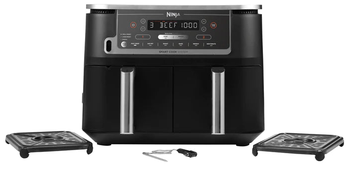 Ninja Foodi MAX AF451UK 9.5L Dual Zone Air Fryer with Smart Cook System