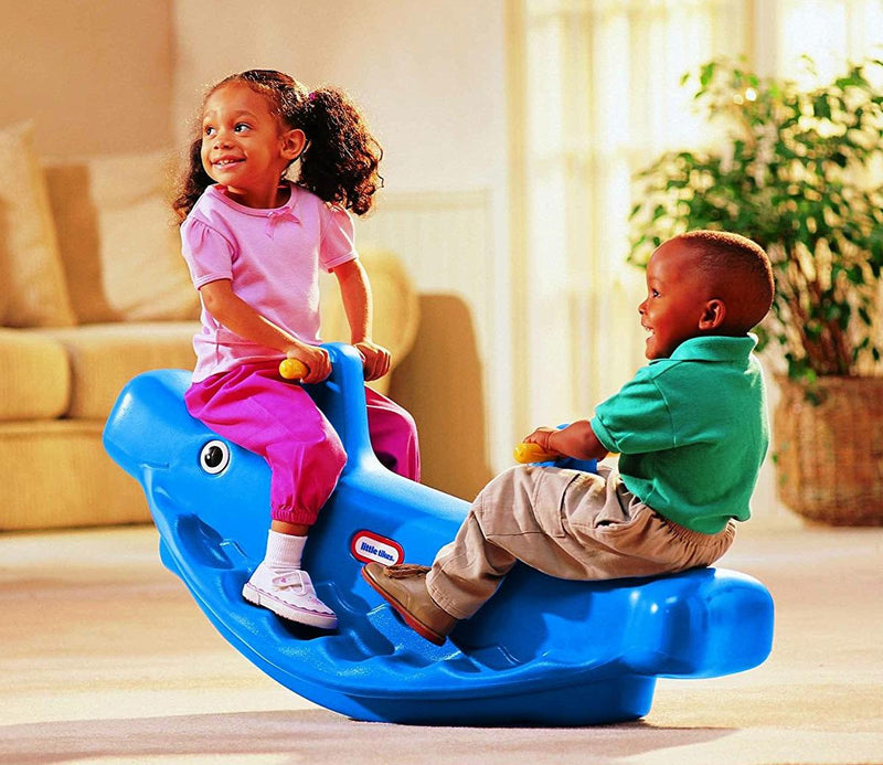 LITTLE TIKES BLUE WHALE TEETER TOTTER