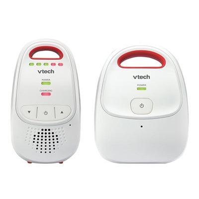 VTech Baby BM1000 Digital Audio Baby Monitor, White/Red